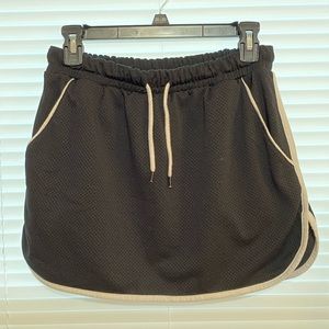 Mesh sporty skirt